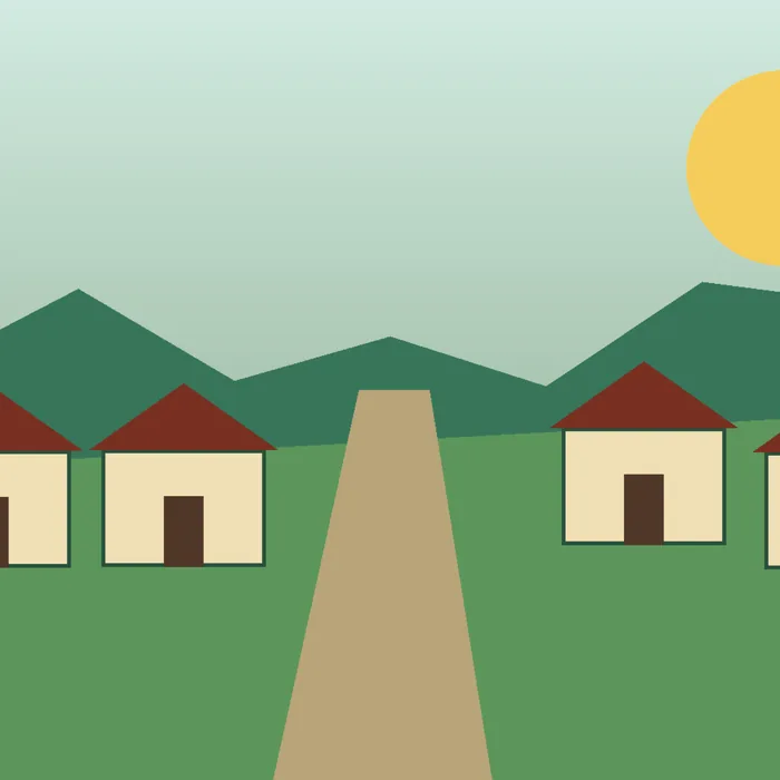 Ilustrasi rumah khusus masyarakat Sitiung