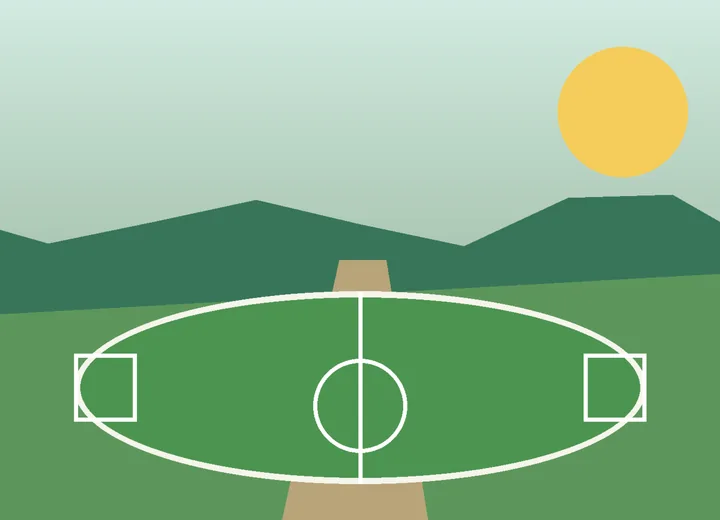 Ilustrasi Semangat Sepak Bola Sitiung Sitiung